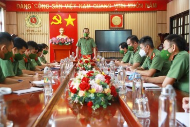 Ban Huấn luyện Lễ Ra quân đơn vị dự bị, sẵn sàng chiến đấu Trường Đại học An ninh nhân dân họp rút kinh nghiệm công tác huấn luyện