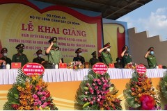 Khai giảng huấn luyện đầu khoá cho học viên hệ chính quy tuyển mới năm học 2021-2022 tại Bộ Tư lệnh Cảnh sát cơ động