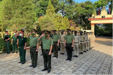 Trường Đại học An ninh nhân dân tổ chức học viên về nguồn tại Khu Di tích lịch sử cấp quốc gia Đoàn 125 