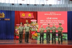 Trường Đại học An ninh nhân dân tổ chức Lễ Bế giảng Khóa 1 - Đại học An ninh nhân dân đào tạo cấp bằng đại học thứ hai, hình thức vừa làm vừa học mở tại Trường