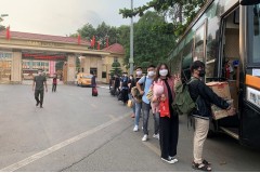 Trường Đại học An ninh nhân dân tổ chức cho học viên về địa phương đón Tết