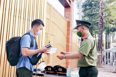 Trường Đại học An ninh nhân dân tổ chức đón học viên trở lại trường sau kỳ nghỉ Tết Nguyên đán Nhâm Dần 2022