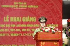 Trường Đại học An ninh nhân dân tổ chức Khai giảng các khóa nhập học Đợt 1 năm 2022