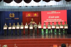 Trường Đại học An ninh nhân dân tổ chức Lễ xuất quân thực tập tốt nghiệp Khóa 28 - Đại học An ninh nhân dân hệ Chính quy