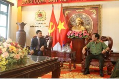 Trường Đại học An ninh nhân dân tổ chức buổi Gặp mặt kỷ niệm 55 năm Ngày thiết lập quan hệ ngoại giao Việt Nam - Campuchia (24/6/1967 - 24/6/2022)