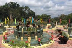 Học viên Trường Đại học An ninh nhân dân về nguồn tại Khu Di tích lịch sử - văn hóa căn cứ Ban An ninh Trung ương Cục miền Nam nhân kỷ niệm 75 năm Ngày Thương binh - Liệt sĩ (27/7/1947 - 27/7/2022)