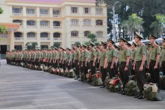 Lễ Xuất quân học viên Trường Đại học An ninh nhân dân tham gia chiến dịch tình nguyện hè năm 2023 tăng cường cho Công an các địa phương