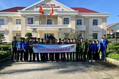 Những bước chân tình nguyện của học viên Khóa D29 - Trường Đại học An ninh nhân dân tại địa bàn tỉnh Sóc Trăng