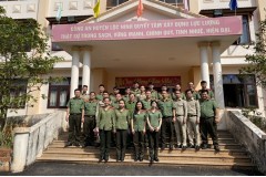 Phòng Quản lý học viên, Trường Đại học An ninh nhân dân tổ chức hoạt động về nguồn cho học viên tại các Khu di tích lịch sử và khảo sát thực tế tại Công an xã biên giới, huyện Lộc Ninh, tỉnh Bình Phước