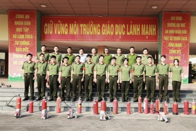Tập huấn kỹ năng diễn tập ứng phó và cứu nạn, cứu hộ cho Đơn vị dự bị chiến đấu Trường Đại học An ninh nhân dân sẵn sàng thực hiện nhiệm vụ trực, bảo vệ cơ quan, tham gia đảm bảo an ninh, trật tự dịp Tết Nguyên đán Giáp Thìn 2024