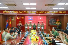 Trường Đại học An ninh nhân dân tổ chức các hoạt động cho học viên Campuchia đón Tết cổ truyền Chôl Chnăm Thmây năm 2024