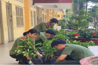 Trường Đại học An ninh nhân dân tổ chức “Ngày Thứ 7 tình nguyện, Ngày Chủ nhật xanh” hưởng ứng Tuần lễ Quốc gia phòng chống thiên tai (15/5/2024-22/5/2024) trong khối học viên