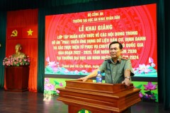 Trường Đại học An ninh nhân dân khai giảng Lớp Tập huấn kiến thức về các nội dung trong đề án “Phát triển ứng dụng dữ liệu dân cư, định danh và xác thực điện tử phục vụ chuyển đổi số quốc gia giai đoạn 2022 - 2025, tầm nhìn đến năm 2030”