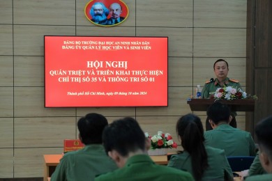 Đảng ủy P6 tổ chức quán triệt Chỉ thị số 35 và Thông tri số 01 cho các chi bộ trực thuộc