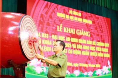 Trường Đại học An ninh nhân dân tổ chức Lễ Khai giảng Khóa 33 - Đại học An ninh nhân dân hệ chính quy, niên khóa 2024 - 2028