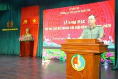 Trường Đại học An ninh nhân dân tổ chức Lễ Khai mạc Hội thi cán bộ trung đội giỏi năm học 2024 – 2025