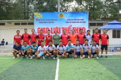 Phòng Quản lý học viên, Trường Đại học An ninh nhân dân giao lưu thể thao với Công an thành phố Phú Quốc, tỉnh Kiên Giang