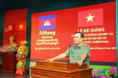 Trường Đại học An ninh nhân dân tổ chức bế giảng các lớp bồi dưỡng nghiệp vụ cho cán bộ Bộ Nội vụ Vương quốc Campuchia