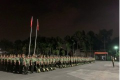 Hành quân dã ngoại - hoạt động thường xuyên của học viên, đơn vị dự bị chiến đấu Trường Đại học An ninh nhân dân