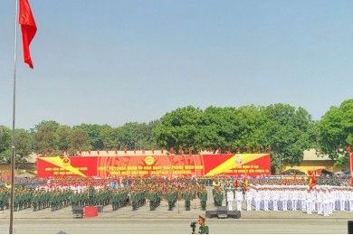 Học viên Trường Đại học An ninh nhân dân tích cực tập luyện, tổng duyệt hướng tới Lễ kỷ niệm 50 năm Ngày Giải phóng miền Nam, thống nhất đất nước (30/4/1975 – 30/4/2025)