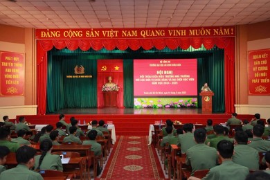 Hội nghị đối thoại định kỳ giữa Lãnh đạo Nhà trường với các đơn vị chức năng và học viên, lần II năm học 2024 – 2025