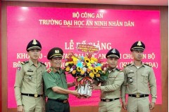 Trường Đại học An ninh nhân dân tổ chức Lễ Bế giảng Khóa 10 - Đào tạo Đại học An ninh cho cán bộ Bộ Nội vụ Vương quốc Campuchia