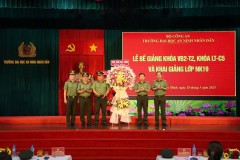 Trường Đại học An ninh nhân dân tổ chức Lễ Bế giảng khoá VB2-T2, hệ đào tạo cấp bằng đại học thứ 2, hình thức chính quy, niên khoá 2023 – 2025, Khoá LT-C5, hệ liên thông từ cao đẳng lên đại học, hình thức chính quy, niên khoá 2023 – 2025