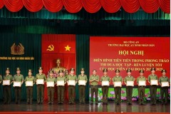 Trường Đại học An ninh nhân dân tổ chức Hội nghị điển hình tiên tiến trong phong trào thi đua học tập - rèn luyện tốt khối học viên giai đoạn 2023 - 2025
