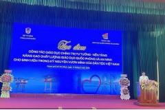 Trường Đại học An ninh nhân dân tham dự toạ đàm do Trung tâm Giáo dục quốc phòng phối hợp Bộ Tư lệnh Vùng 2 Hải quân tổ chức