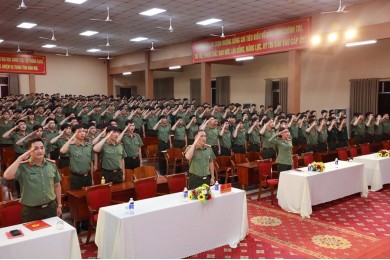 Đảng uỷ Quản lý học viên và Sinh viên tổ chức Hội nghị quán triệt Nghị quyết số 26-NQ/ĐUCA về tập trung lãnh đạo thực hiện thắng lợi nhiệm vụ phát triển khoa học, công nghệ, đổi mới sáng tạo và chuyển đổi số trong Công an nhân dân
