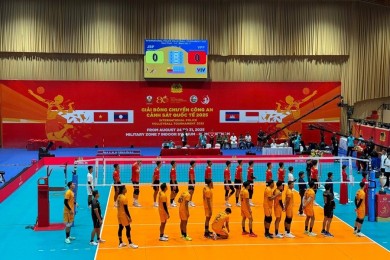 Ngọn lửa tuổi trẻ học viên trường Đại học An ninh nhân dân trong ngày hội thể thao quốc tế