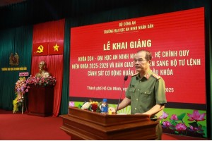 Trường Đại học An ninh nhân dân tổ chức Lễ Khai giảng Khóa D34 hệ Chính quy, niên khóa 2025 – 2029