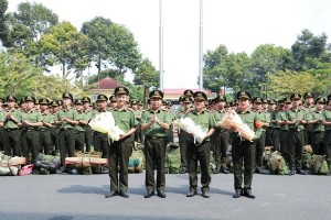 Trường Đại học An ninh nhân dân tổ chức lễ đón Đoàn công tác chi viện ứng phó, khắc phục hậu quả thiên tai tại tỉnh Đắk Lắk hoàn thành nhiệm vụ trở về