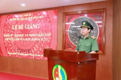 Trường Đại học An ninh nhân dân tổ chức Lễ Bế giảng Khóa 21 hệ vừa làm vừa học và Khóa 14 liên thông từ trung cấp lên đại học, niên khóa 2023 – 2025