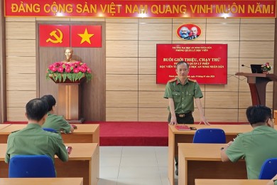 Phòng Quản lý học viên triển khai ứng dụng phần mềm “Quản lý phép học viên Trường Đại học An ninh nhân dân”