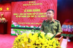 Lễ Khai giảng Khóa 2 - Đào tạo trung cấp lý luận chính trị, hệ tập trung (lớp thứ 15, 16)