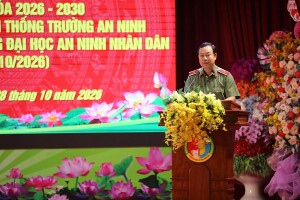 Trường Đại học An ninh nhân dân khai giảng Khóa D35, hệ chính quy, niên khóa 2026–2030 và kỷ niệm 63 năm Ngày truyền thống