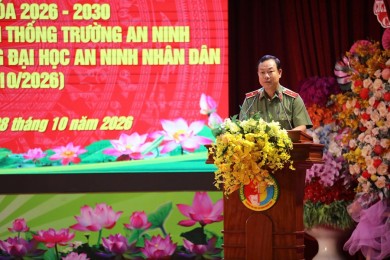 Trường Đại học An ninh nhân dân khai giảng Khóa D35, hệ chính quy, niên khóa 2026–2030 và kỷ niệm 63 năm Ngày truyền thống