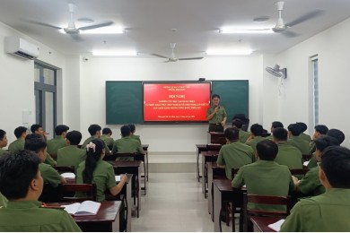 Đảng ủy Quản lý học viên và sinh viên tổ chức học tập, quán triệt và triển khai thực hiện Nghị quyết Hội nghị lần thứ tư Ban Chấp hành Trung ương Đảng khoá XIV