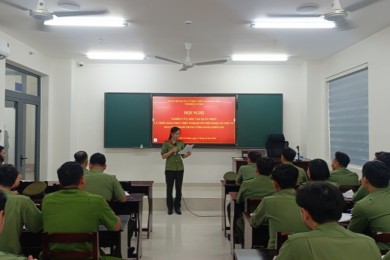 Từ nhận thức đến hành động: Học viên Trường Đại học An ninh nhân dân rèn luyện bản lĩnh, đạo đức, trách nhiệm theo tinh thần Nghị quyết số 31-NQ/TW