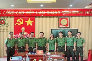 Trường Đại học An ninh nhân dân tổ chức đánh giá, nghiệm thu đề tài khoa học cấp cơ sở của đồng chí Trung úy Phạm Ngọc Thủy, giảng viên Khoa An ninh xã hội