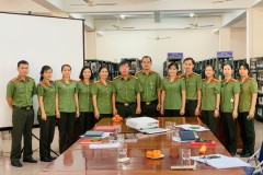 Trung tâm Lưu trữ và Thư viện tổ chức Hội nghị sơ kết công tác chuyên môn và sơ kết công tác Đảng học kỳ I, năm học 2021 - 2022