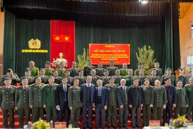 Hội thảo khoa học cấp Bộ “Định hướng và giải pháp phát huy vai trò của quần chúng bảo đảm an ninh, trật tự ở cơ sở trong Nhà nước Pháp quyền Xã hội chủ nghĩa Việt Nam”