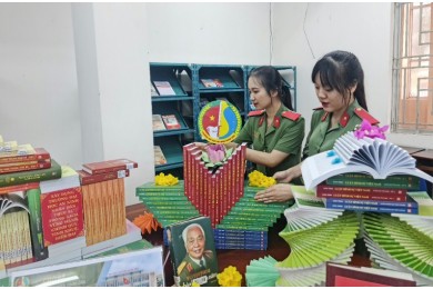 Vòng sơ loại cuộc thi "Trưng bày, tuyên truyền, xếp sách nghệ thuật" - Chào mừng Ngày sách và văn hóa đọc Việt Nam lần thứ 2, năm 2023 tại Trường Đại học An ninh nhân dân