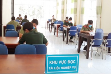Trung tâm Lưu trữ và Thư viện Trường Đại học An ninh nhân dân  triển khai các hoạt động tại cơ sở Long Thành Đồng Nai