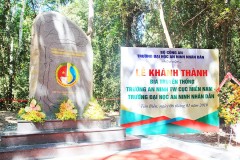 Khánh thành Bia truyền thống Trường An ninh Trung Ương Cục miền Nam