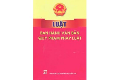 Luật ban hành văn bản quy phạm pháp luật 2015