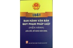 Luật sửa đổi, bổ sung một số điều của Luật ban hành văn bản quy phạm pháp luật năm 2020