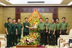 Bộ Quốc phòng chúc mừng lực lượng Công an nhân dân nhân kỷ niệm 75 năm Ngày truyền thống