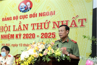 Thứ trưởng Lê Tấn Tới dự và chỉ đạo Đại hội Đảng bộ Cục Đối ngoại lần thứ I, nhiệm kỳ 2020 – 2025